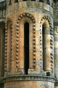 detail of window on cathedral